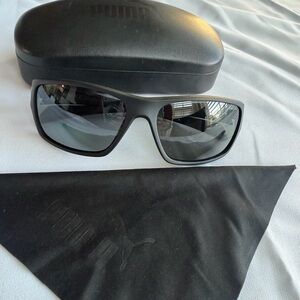 Puma Black Sunglasses with Case